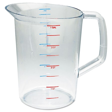 Rubbermaid Commercial Bouncer Measuring Cup, 4qt, Clear FG321800CLR